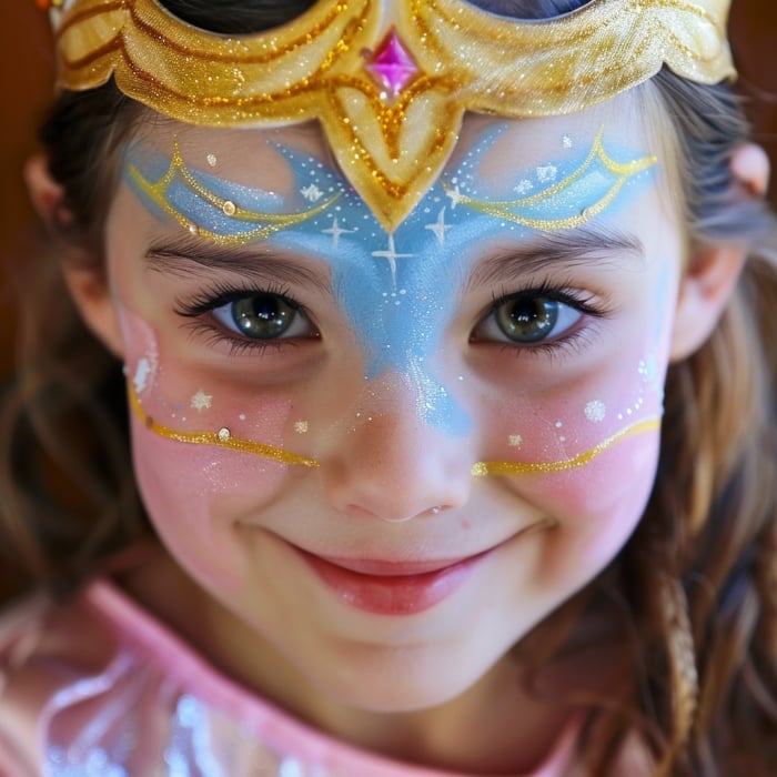 facepainting princess fairy